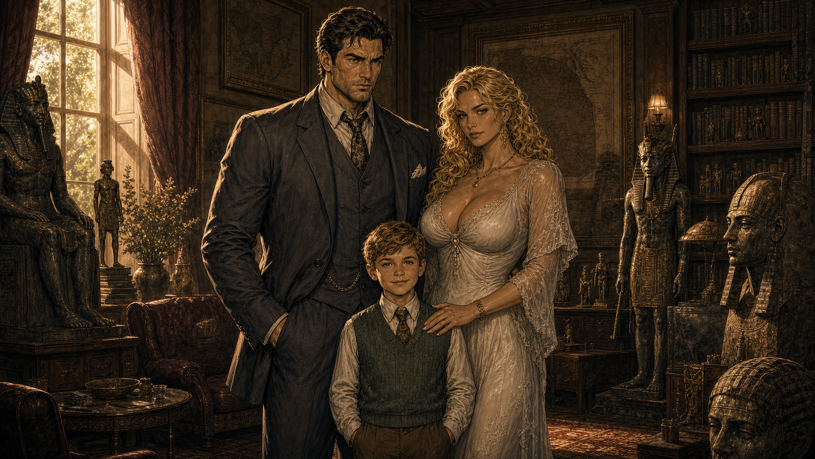 The Compton family before the tragedy